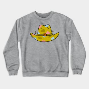 Pisces Cowboy Hat Crewneck Sweatshirt